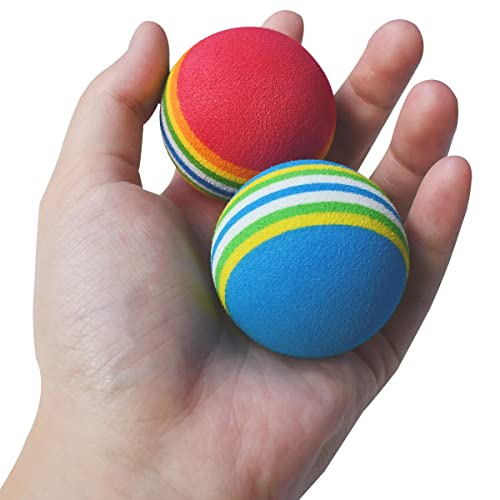 yuntop 12 Pack Foam Cat Soccer Balls - Soft, Quiet, Interactive Toys for Kitten, Dog, Puppy - Indoor Activity Play, Chase, Training, Chewing - Image 5