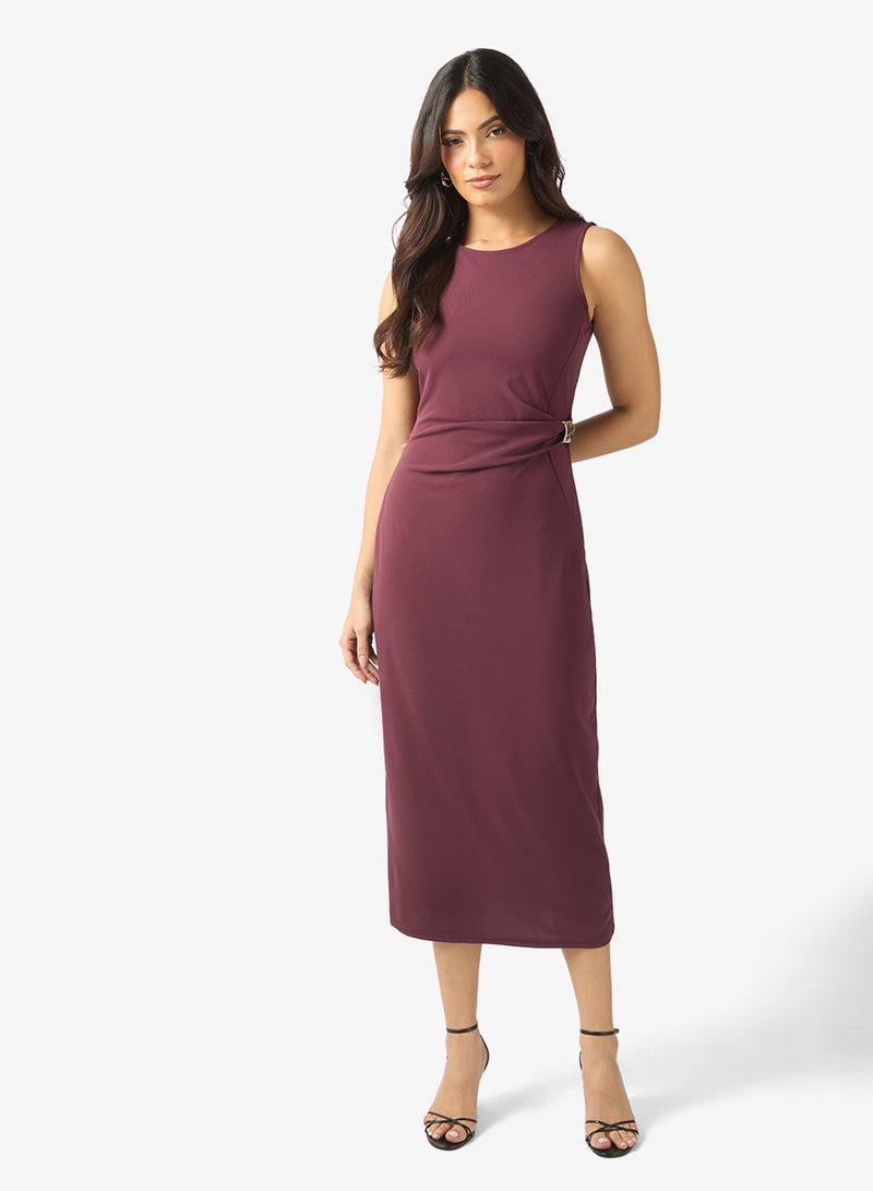 فيرو مودا فستان ميدي ضيق بدون أكمام من فيموسانا - Image 4