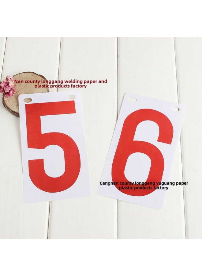 Generic Manufacturer Customized School Sports Competition Special Scoreboard Card Plastic PVC Card Volleyball Digital Scoreboard-Specifications:Customizable - Image 3