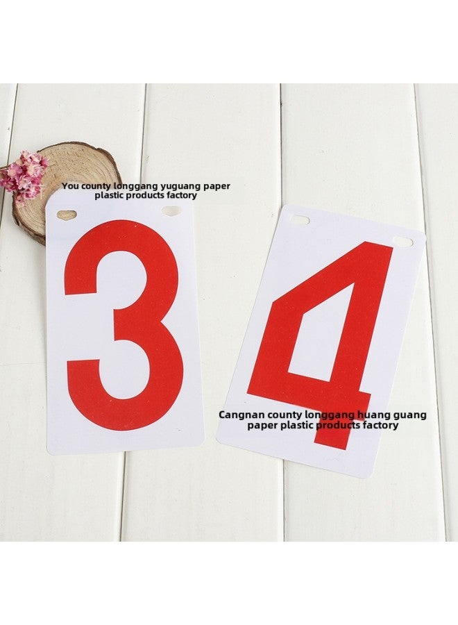 Generic Manufacturer Customized School Sports Competition Special Scoreboard Card Plastic PVC Card Volleyball Digital Scoreboard-Specifications:Customizable - Image 2