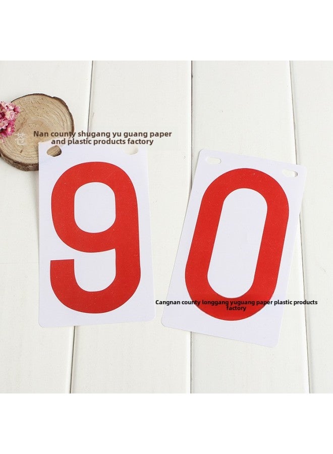 Generic Manufacturer Customized School Sports Competition Special Scoreboard Card Plastic PVC Card Volleyball Digital Scoreboard-Specifications:Customizable - Image 5