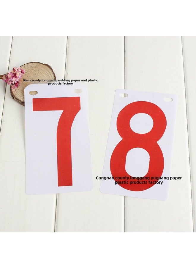 Generic Manufacturer Customized School Sports Competition Special Scoreboard Card Plastic PVC Card Volleyball Digital Scoreboard-Specifications:Customizable - Image 4