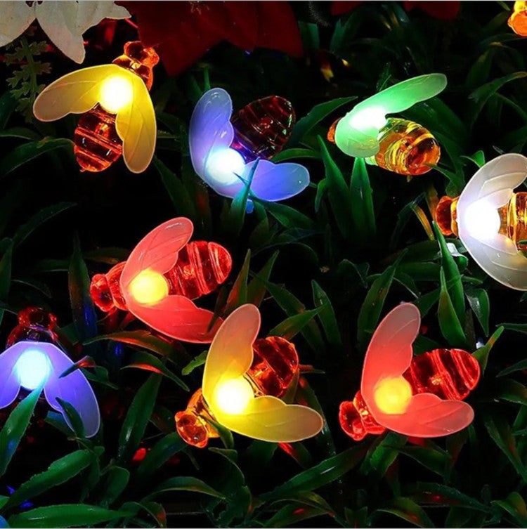 LED solar light outdoor waterproof light string Bubble Ball light courtyard water drop pine cone star atmosphere light - Image 4