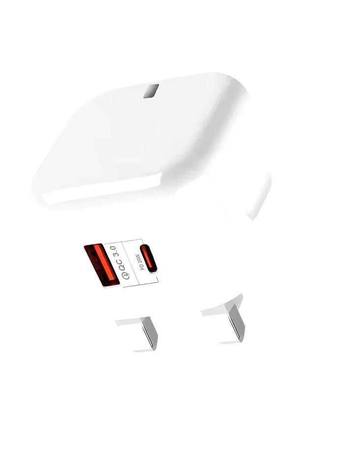 Devon 20W Fast PD + QC 3.0 Dual Charger Head - Image 1