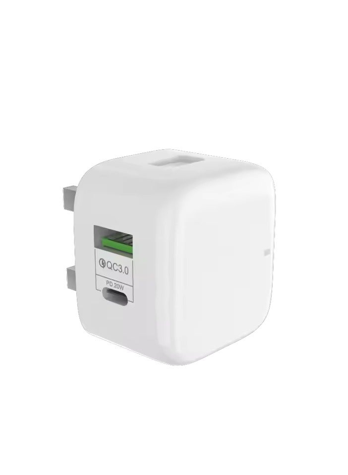 Devon 20W Fast PD + QC 3.0 Dual Charger Head - Image 2