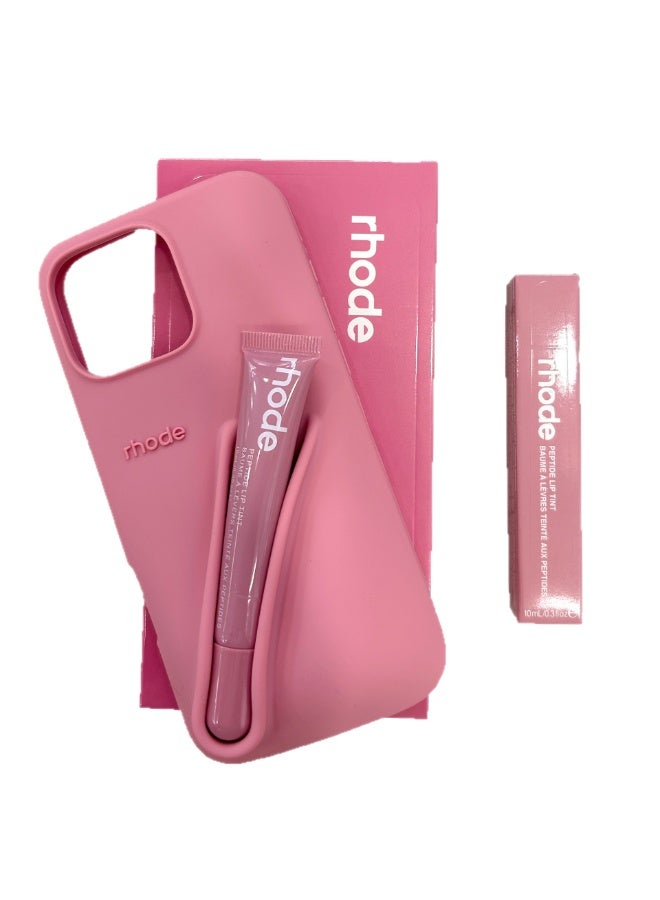 rhode Silicone Lip Holder for Cell Phone, Lip Gloss Adhesive Sleeve for Phone, Lip Holder Stick-on Phone Case, Back Stick On Holder for iPhone Phones - Image 2