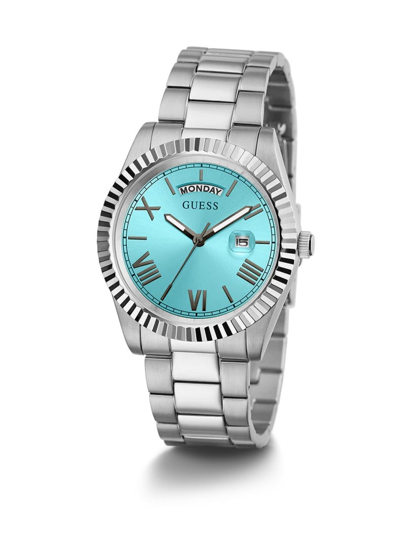 GUESS Men's Silver Tone Case Silver Tone Stainless Steel Watch GW0265G11 - 42mm - Image 5