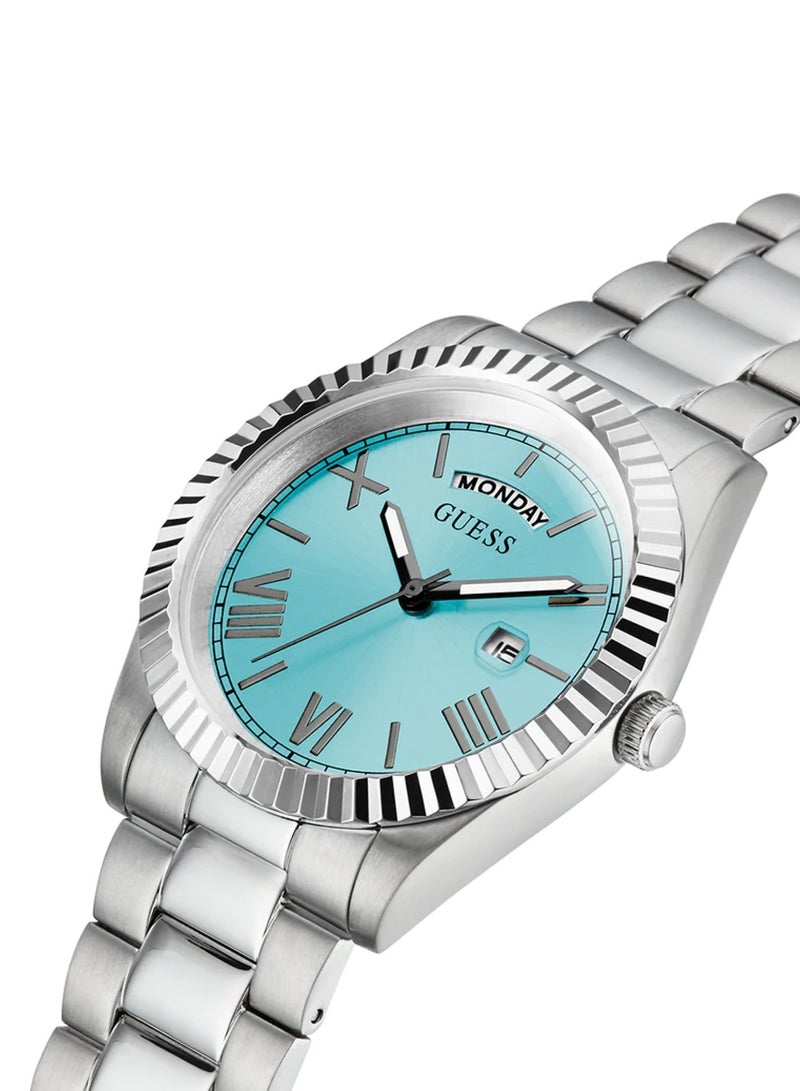 GUESS Men's Silver Tone Case Silver Tone Stainless Steel Watch GW0265G11 - 42mm - Image 4