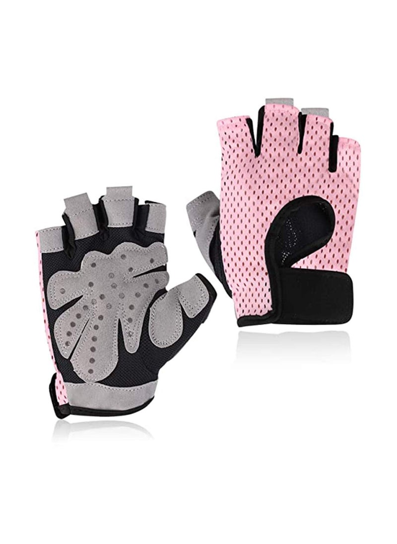 SYOSI Fitness Gloves Anti-skid Training Gripper Gloves Half Finger Cycling Driving Gloves Mountain Road Biking Yoga Gloves Callus Guard Workout Weight Lifting Gloves Motorbike Riding Mittens  - Image 1