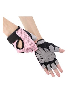 SYOSI Fitness Gloves Anti-skid Training Gripper Gloves Half Finger Cycling Driving Gloves Mountain Road Biking Yoga Gloves Callus Guard Workout Weight Lifting Gloves Motorbike Riding Mittens  - Image 4