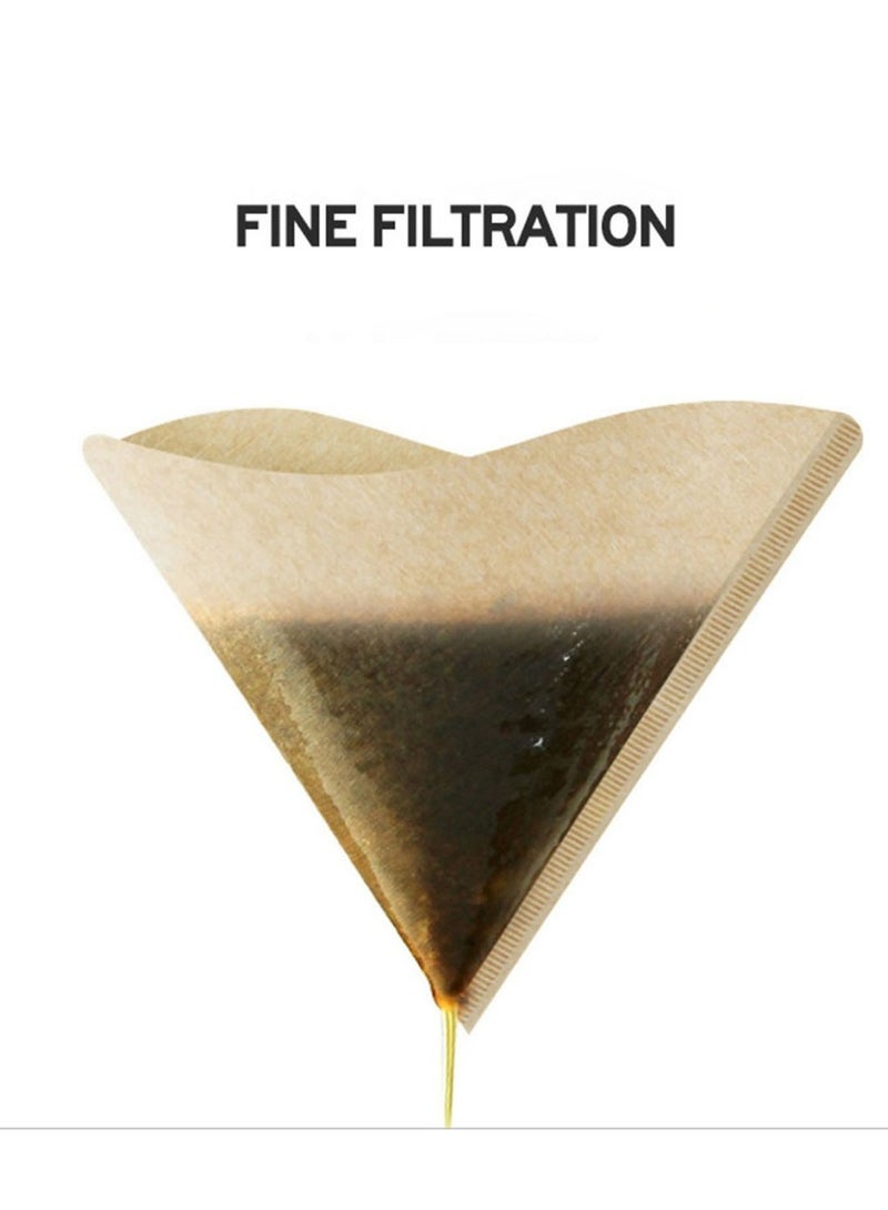 VILILY 100-Piece Coffee  Paper Filter Beige 13.4cm  - Image 4