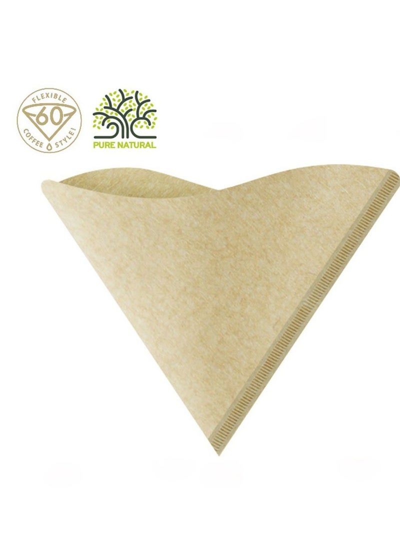 VILILY 100-Piece Coffee  Paper Filter Beige 13.4cm  - Image 2