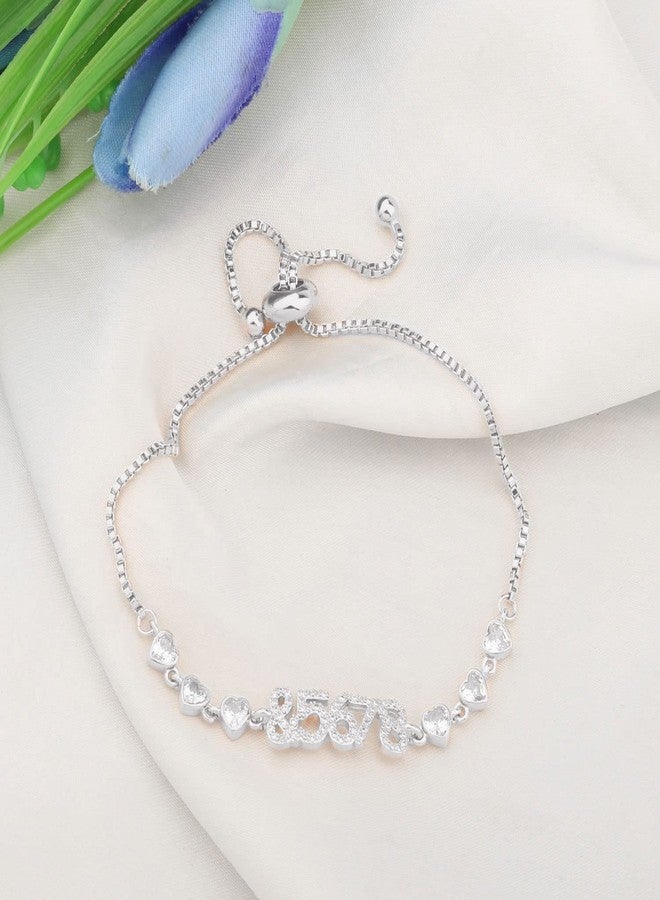 MAOFAED Dance Teacher Gift， Dancer Gift， Dancer Bracelet, &5678 Bracelet for Dance Team (5678 copper br silver) - Image 2