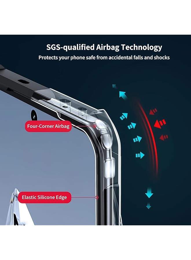 erorex For Tecno Camon 30 5G Case Camera Lens Protection Cover Tpu Shockproof Airbags Bumper Mobile Phone Back Cover Anti Yellowing Slim Fit Protective Casing - Image 4