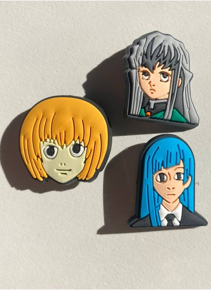Khaisha - 3 Pieces Cartoon Design Broochs - Image 1