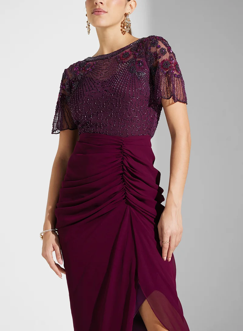فيرجوس لاونج Beaded Bodice Dress