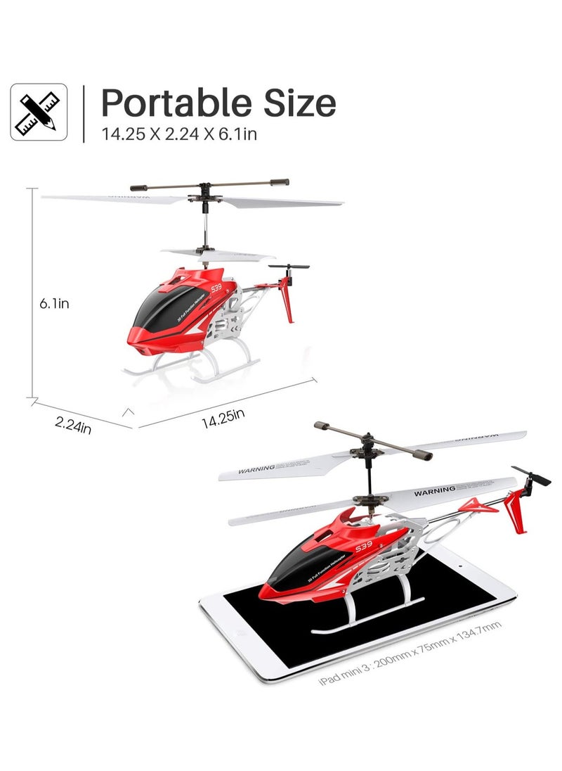 PlayandDream - PlayandDream RC Helicopter, S39 Aircraft with 3.5 Channel,Bigger Size, Sturdy Alloy Material, Gyro Stabilizer and High &Low Speed - Image 1