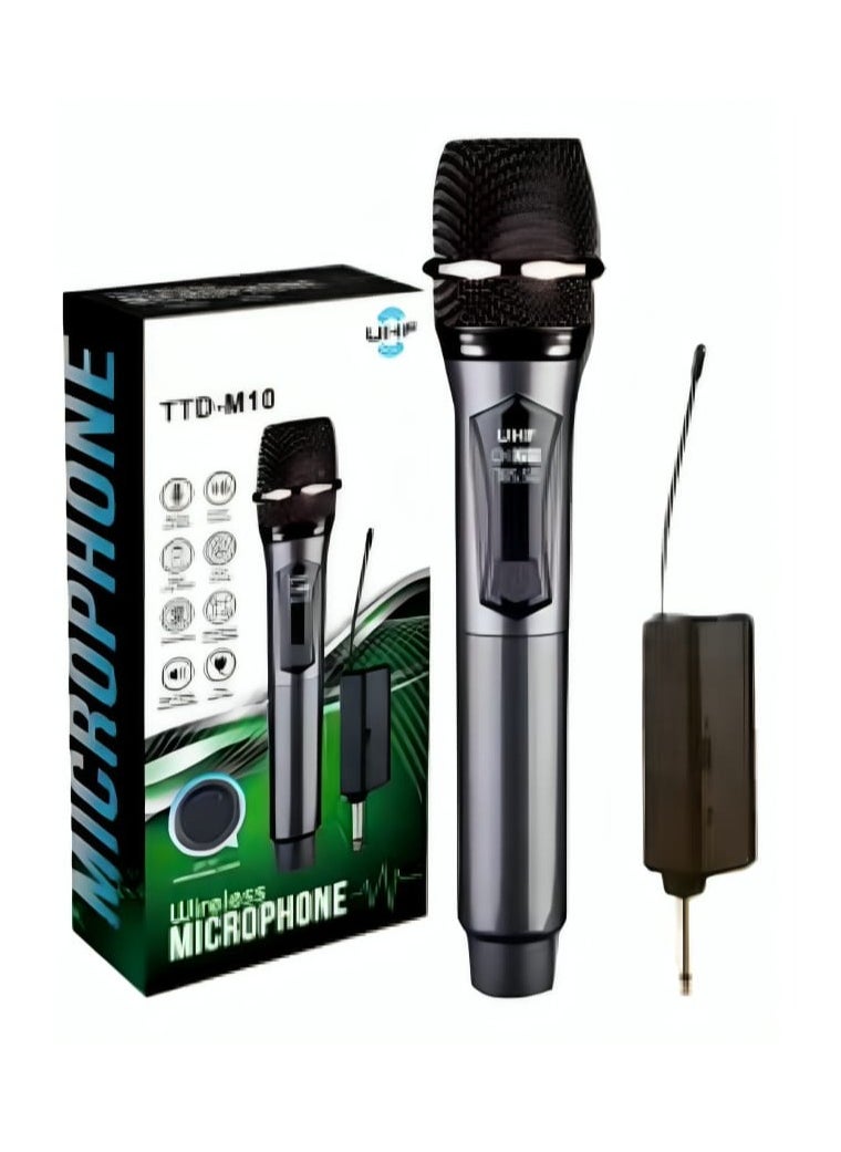 UHF - High Quality Professional Rechargeable Wireless Live Dynamic Microphone For Vocal Karaoke - Image 1