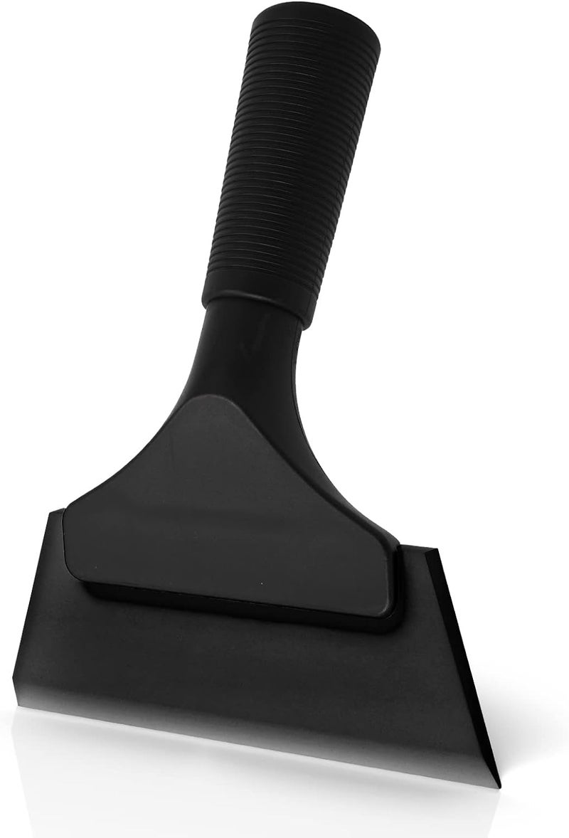 Ehdis Global flexible sizing options EHDIS Small Squeegee 5 inch Rubber Window Tint Windshield Scraper for Car,Glass, Mirror, Shower, Door,Bathroom Cleaning (Pure Black) Quick assemble - Image 1