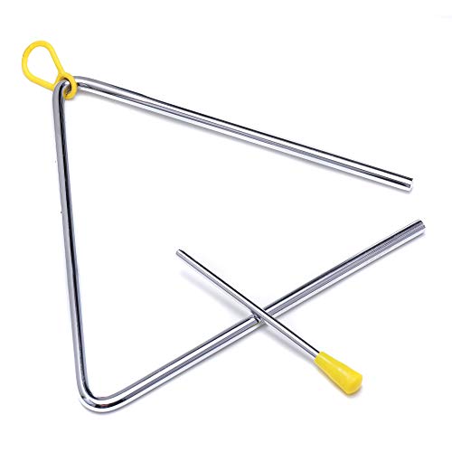 TDOCK 8 Inch Musical Steel Triangle Percussion Instrument With Striker - Image 2