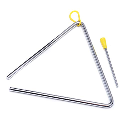 TDOCK 8 Inch Musical Steel Triangle Percussion Instrument With Striker - Image 3