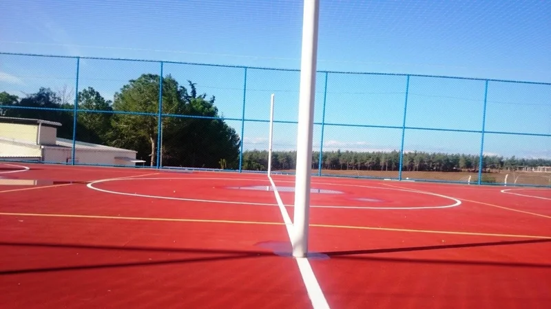 adelinspor Silver Volleyball Post and Net Set