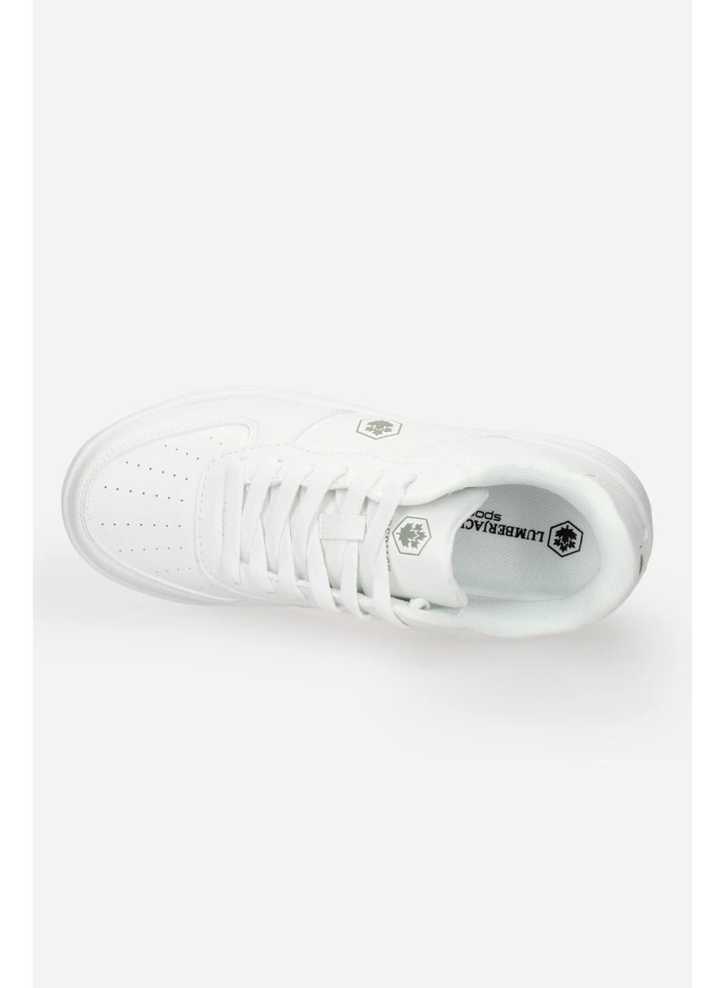 Lumberjack Women’s White Casual Sneakers – Lightweight Lace-Up Everyday Fashion Shoes - Image 3