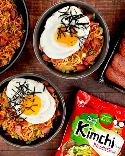 Nongshim Ramen Noodles, Gourmet Instant Ramen, Premium Microwavable Noodle Soup, Kimchi, 4.2 Ounce (Pack of 16) - Image 3