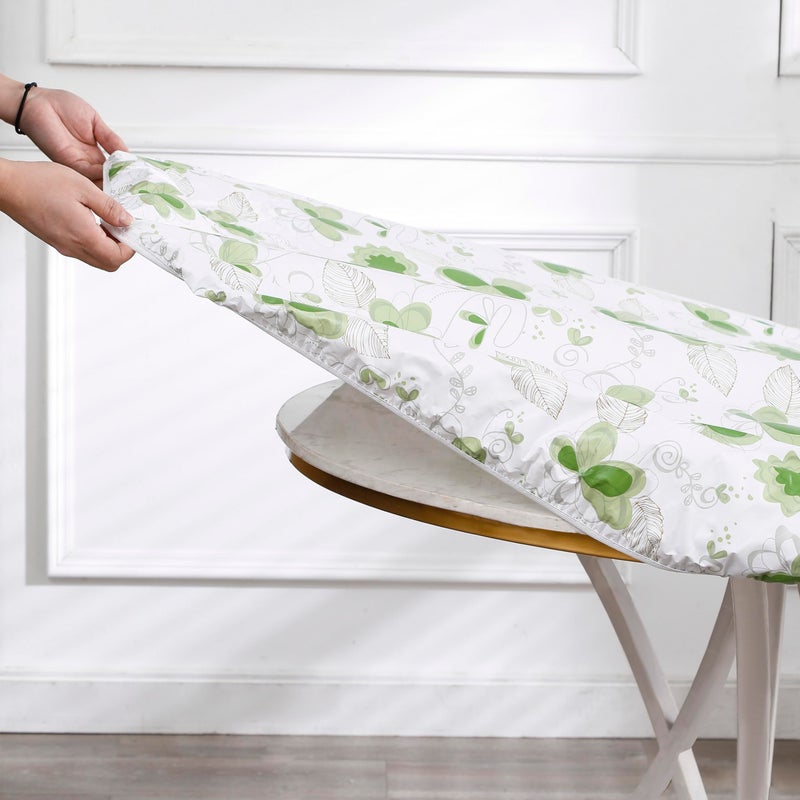 Walrus Round Vinyl Fitted Tablecloth with Flannel Backing Elastic Edge Design Table Cover Waterproof Oil-Proof PVC Table Cloth Stain-Resistant Best for 45"-56" Round - Image 3