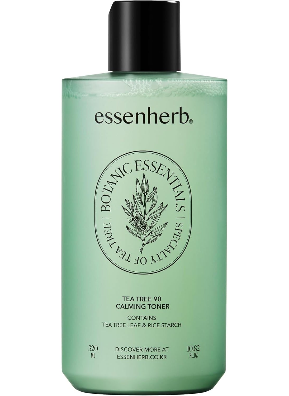 ESSENHERB Tea Tree 90 Calming Toner  Vegan  Real Tea Tree  Sebum Control  Mild Formula Korean Skincare 320ml 1082oz 