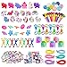 BANBALLON Unicorn Party Favor Goodie Rainbow Elastic Ball Bracelets Stickers Gifts Pinata Filler Bulk Toys for Unicorn Party Girl Kid Birthday Party Stuffers Supplies Style 01 - Image 4