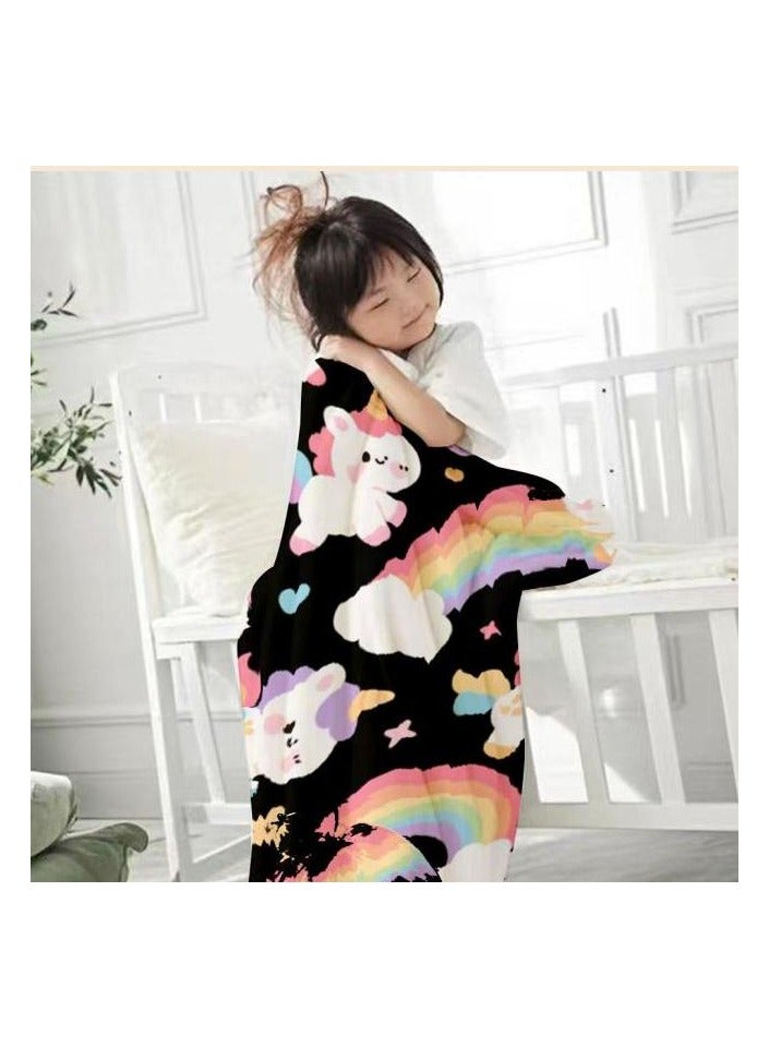 general Flannel thin blanket (warm and comfortable, suitable for sleep, gaming, dust removal and sandproof) 150cm*200cm - 980 - Image 4