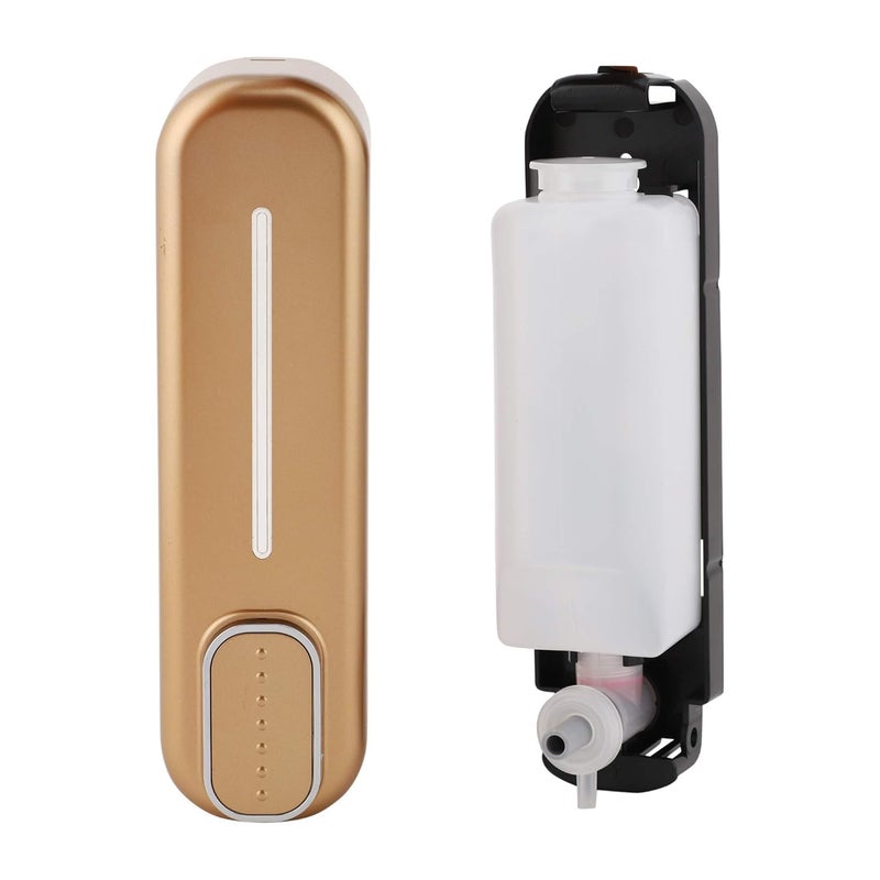 AIMKO ABS Wall-Mounted Soap Dispenser | Leak-Free Multipurpose Liquid Dispenser for Hand Wash, Shampoo, Dish Soap & More | Durable & Stylish Rose Gold Finish (Rose Gold) - Image 3
