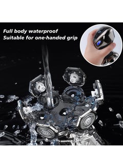 KASTWAVE Head Shavers for Men 7D, Bald Head Shavers for Men Electric Shavers Men Cordless Rechargeable Waterproof Wet& Dry, 9-in-1 Rotary Shaver Razor Grooming Kit with Nose Beard Trimmer Hair Clipper  - Image 5
