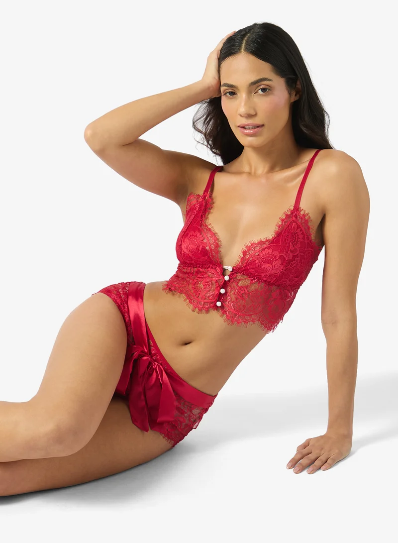 Ella Lace Bralette & Boxer Set