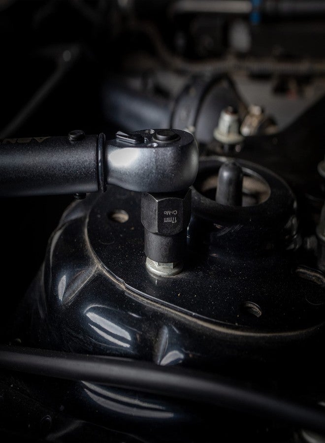 ABN Impact Bolt Remover Nut Extractor Socket Set - 14pc Hex Stripped Screw Removers Sockets for Damaged Frozen Rusted Round-Off Fasteners - Image 2