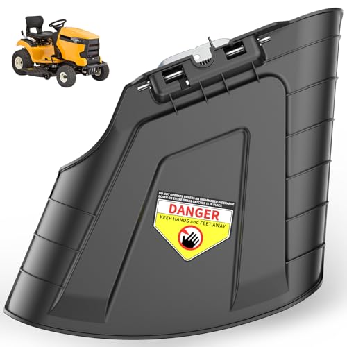 ZHONGXIA 63104354C Chute Assembly Fits For Troy Bilt Cub Cadet MTD Craftsman Murray T130 Z510 RZTL42 ZT146 LX SX Ultima Replace 73107020B 93104354 63104354B 63104354A 63104354 Part BLACK - Image 1