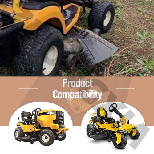 ZHONGXIA 63104354C Chute Assembly Fits For Troy Bilt Cub Cadet MTD Craftsman Murray T130 Z510 RZTL42 ZT146 LX SX Ultima Replace 73107020B 93104354 63104354B 63104354A 63104354 Part BLACK - Image 3