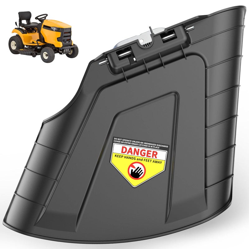 ZHONGXIA 63104354C Chute Assembly Fits For Troy Bilt Cub Cadet MTD Craftsman Murray T130 Z510 RZTL42 ZT146 LX SX Ultima Replace 73107020B 93104354 63104354B 63104354A 63104354 Part BLACK - Image 2