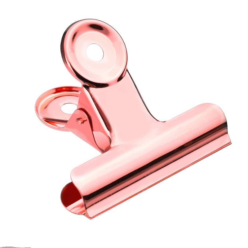 Zhiyou Metal Push Clip Dovetail Clip Small Size 22Mm-90Mm Ticket Clip Round Clamp Nickel-Plated Steel Clip Boxed - Image 4
