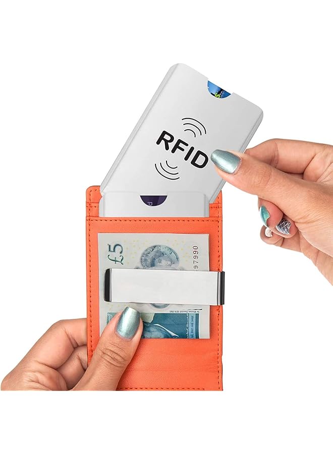 erorex Rfid Blocking Sleeves Contactless Cards Rfid Credit Card Protector Waterproof And Tear Proof Debit Card Protector Sleeve For Privacy And Property Safety  - Image 2