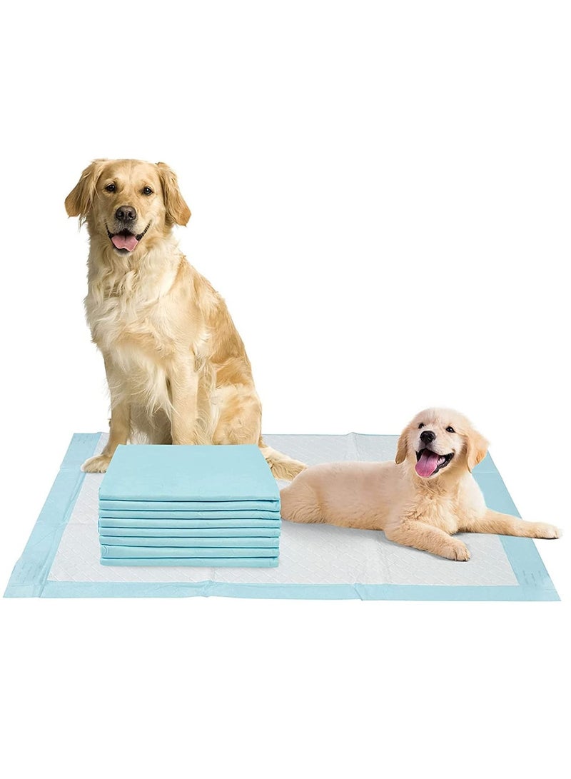 vsell24 وسادات التبول للكلاب سميكة للغاية فائقة الامتصاص للاستخدام مرة واحدة، وسادات تدريب الجراء على استخدام المرحاض للحيوانات الأليفة مع 6 طبقات شديدة الامتصاص، 60 × 90 سم، كل عبوة 20 قطعة - Image 1