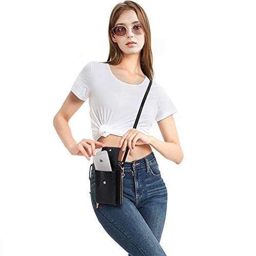 KUKOO Small Crossbody Bag Cell Phone Purse Wallet with Credit Card Slots for Women - Image 2