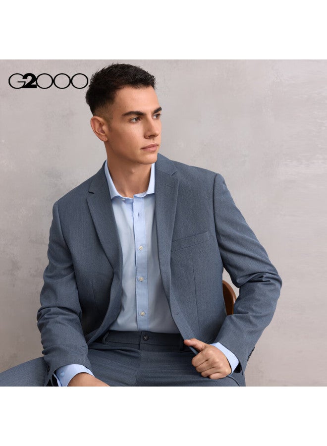 G2000 Men's Comfortable Easy-care Fashionable Tailored Commuter Versatile Long Sleeve Shirt New As Pink Blue Xl/09 - Image 2