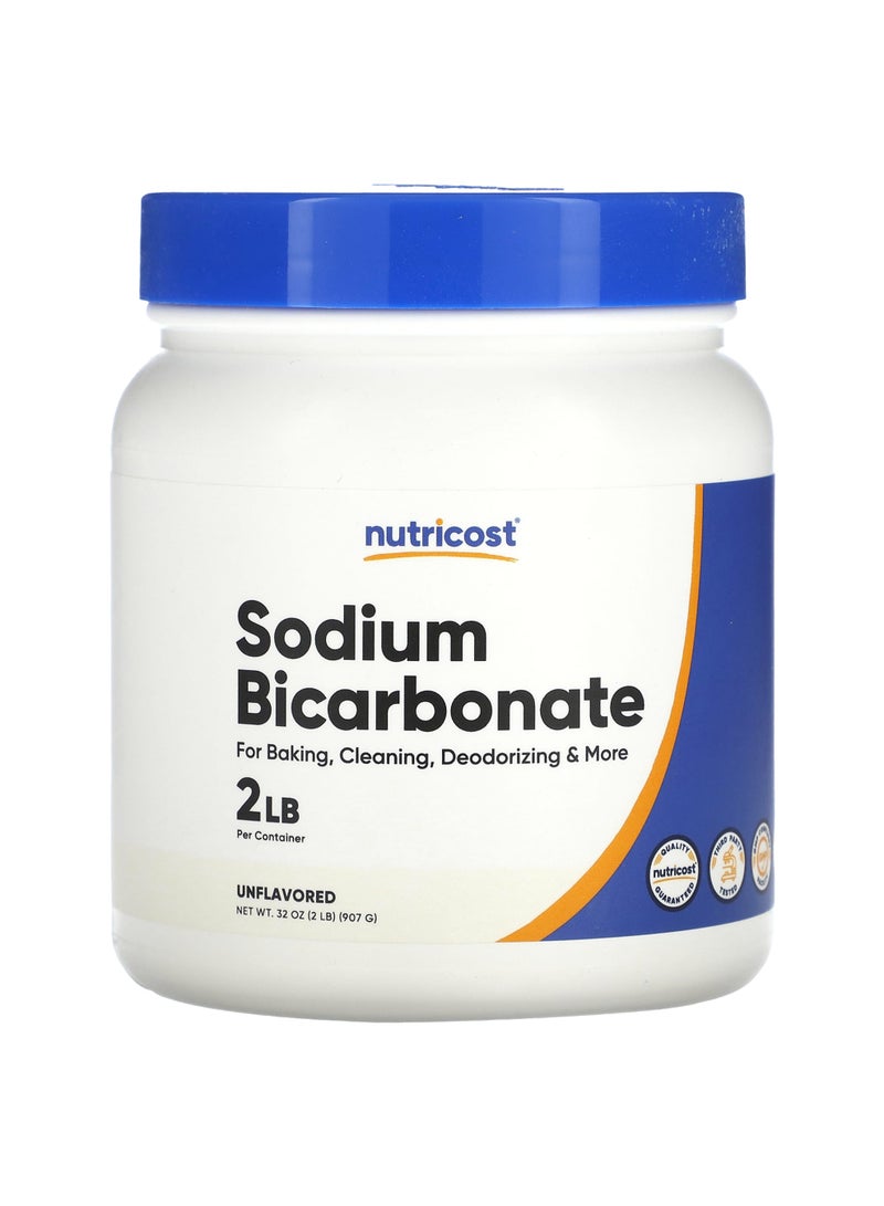 Sodium Bicarbonate Powder, Unflavored, 2 lb (907 g)