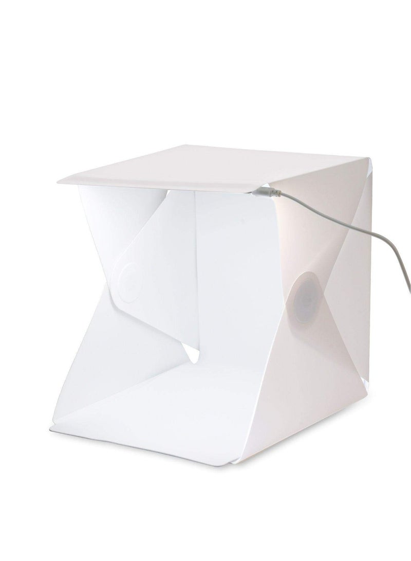Portable Mini Photo Studio Box Photography Backdrop Built-in Light Photo Box - Image 1