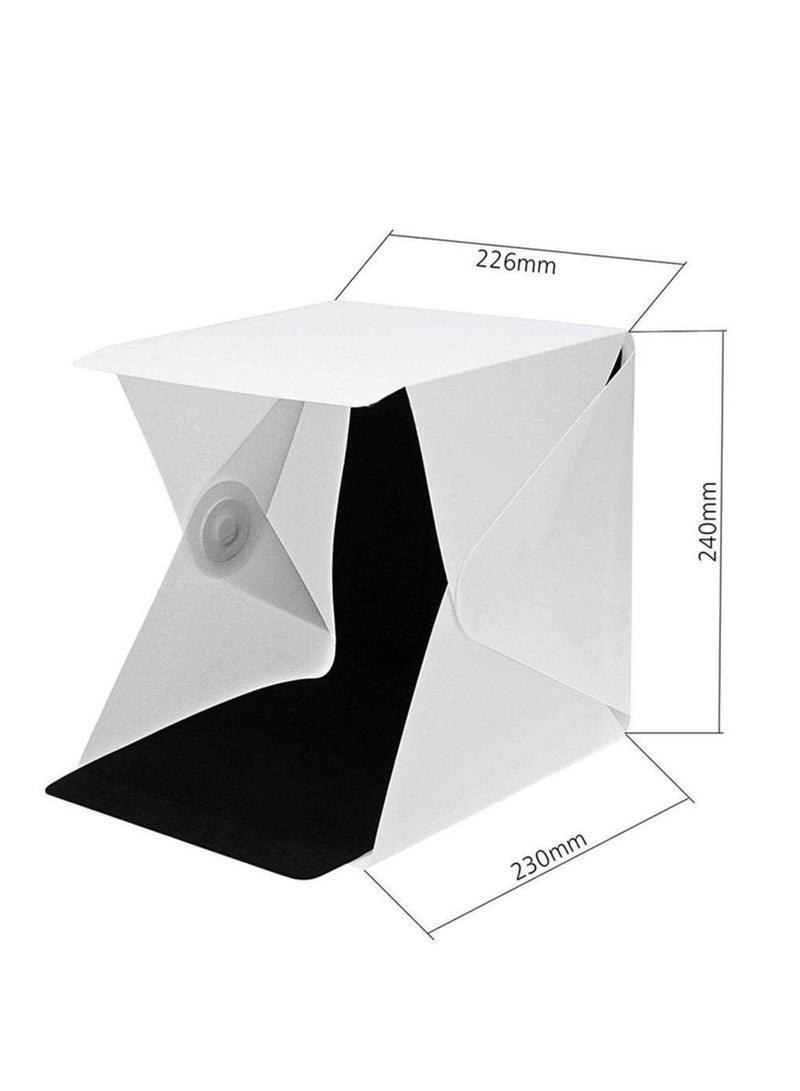 Portable Mini Photo Studio Box Photography Backdrop Built-in Light Photo Box - Image 4