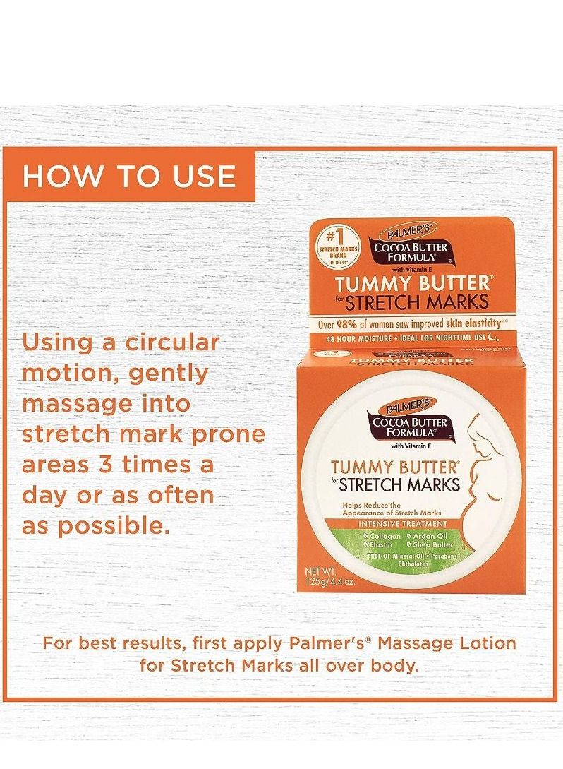 بالمرز زبدة الكاكاو زبدة البطن لعلامات التمدد 125 جم - Image 5