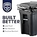 Plasticplace 9596 gallon Garbage Can Liners 3 Mil Black Heavy Duty Trash Bags 61 x 68 25 Count Pack of 1 - Image 4