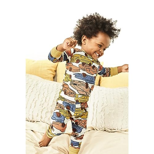 carter's طقم بيجامة مكون من 4 قطع من كارتر (سيارات بخطوط متعددة، 12 شهر) - Image 2